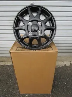 全国送料込み☆S15 ブラック 12×4J+42☆軽バン・軽トラのサムネイル