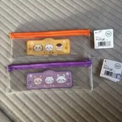 ちいかわ ビニールペンポーチ キャンドゥ　ダイソー　　ポーチ