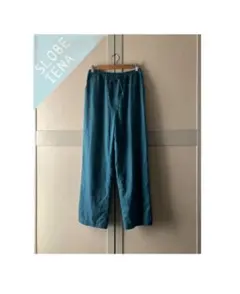 スローブイエナ リネン混イージーストレートパンツ