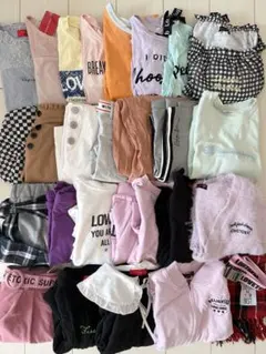【おまけ付き】【新品あり】28点 女の子 子供服 まとめ売り ブランド品