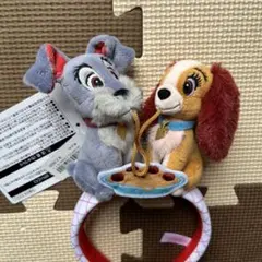 ディズニー　レディ＆トランプカチューシャ　わんわん物語　いぬ