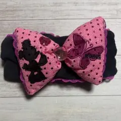 ディズニー ミニー リボン ヘアバンド ターバン