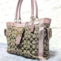 COACH ソーホー ハンドバッグ ワンショルダーバッグ ピンク y2k