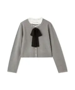 【美品】セルフォード　リボンタイ付き3wayカーディガン　36サイズ