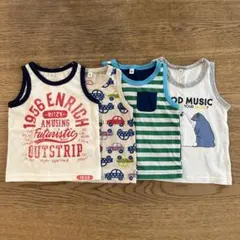 ベビー　ノースリーブ　タンクトップ　 80㎝　⭐︎4枚セット⭐︎