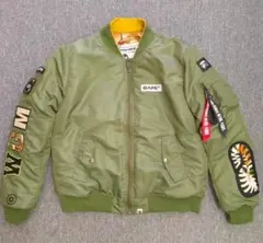 MA-1ジャケット シャークデザイン