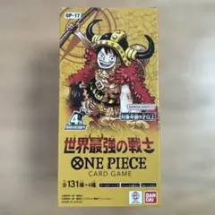 ワンピース カードゲーム 世界最強の戦士 1BOX テープ付き - メルカリ
