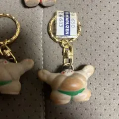 新品未使用　外国人へのお土産に　相撲キャラクター キーホルダー 3個セット