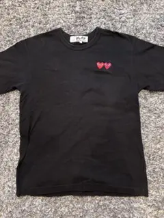 PLAY COMME des GARCONS ダブルハート Tシャツ L