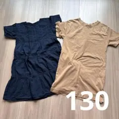 Discoat mini 他　女の子　半袖トップス 2点セット　130のサムネイル