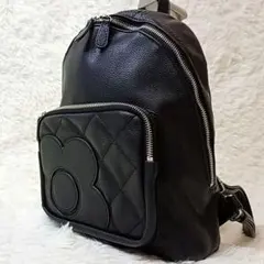 マリークワント リュック バックパック キルティング ブラック