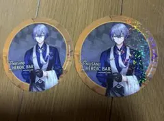 【匿名配送】HEROICBAR ホログラムコースター 小柳ロウ2点