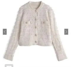 GRL ラメシャギーニットカーディガン [ks175]