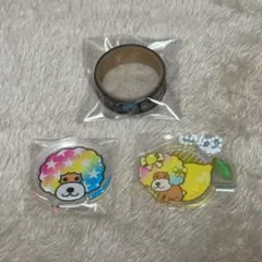 【まとめ売り】サンエックス ダイソー アクリル キーホルダー テープ アフロ犬のサムネイル