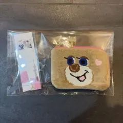 ラブラリーバイフェイラー ドアップ テディガール L字ポーチ オールドテディ