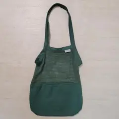 【ダルトン】コットンメッシュバッグ　グリーン　お値下げしました！のサムネイル