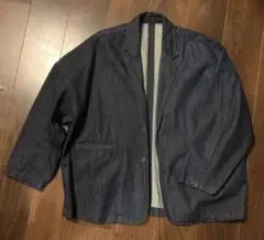 デニム・インディゴ　ジャケット　ユニセックス　F