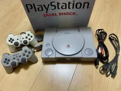 PlayStation 本体　コントローラー2個　SCPH-7000 プレステ