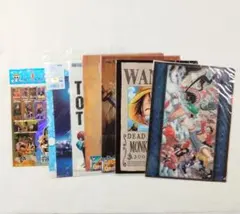 ONE PIECE　ワンピース　クリアファイル６セット　シール1枚