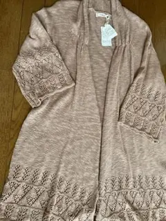 新品未使用品earth music &ecology編み込みカーディガン