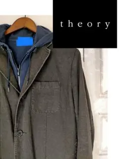 人気！大きめサイズ theoryセオリーデニムテーラードジャケット
