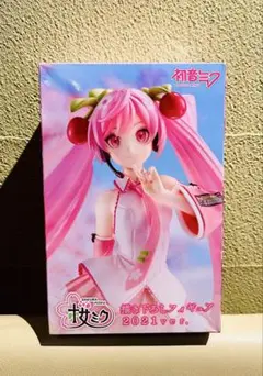 【新品未開封】桜ミク 描き下ろしフィギュア 2021ver.　初音ミク