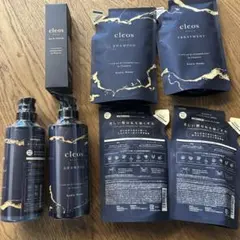 cleos ヘアケアセット シャンプー トリートメント ヘアセラム