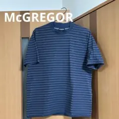 McGREGOR ネイビーストライプ Tシャツ LL