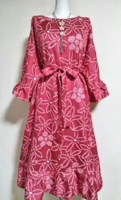 1477着物リメイクチュニック＆ワンピース