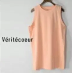 Veritecoeur C/P ノースリーブ Peach Pink新品未使用のサムネイル
