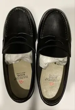 HARUTAキッズ用 黒 ローファー フォーマルシューズ　21cm 箱付き