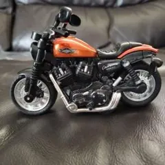 Harley-Davidson カスタムバイク　ミニチュアチョロQ ハーレーのサムネイル