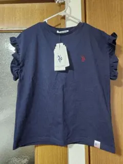 U.S.POLO ASSN.ワンポイント刺繍ショルダーフリル Tシャツのサムネイル