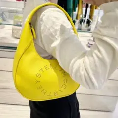 【超美品】STELLA McCARTNEY イエロー ショルダーバッグ