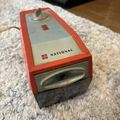 【完全稼働：昭和レトロコレクター品】ナショナル鉛筆削り 昭和レトロ】ナショナル 電動鉛筆削り KP-4 動作確認済 National