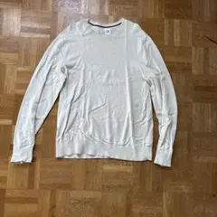 GAP クリーム色 長袖ニットセーターのサムネイル