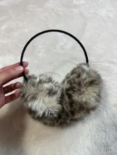 レオパード ファー イヤーマフ