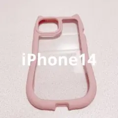 iPhone14 猫耳ケース ピンク