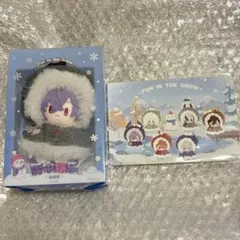① 原神 雪中嬉楽 ぬいぐるみ キーホルダー ドゥリン 特典 ポストカード