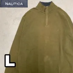NAUTICA(USA)ハーブジップドライバーズニットセーター - メルカリ