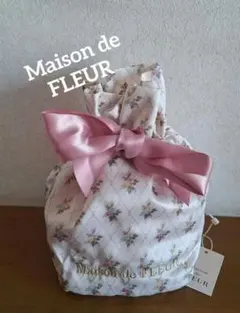 Maison de FLEURフラワーチェックポーチのサムネイル