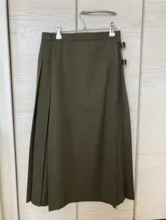 マッキントッシュ　プリーツスカート　サイドバックル付き