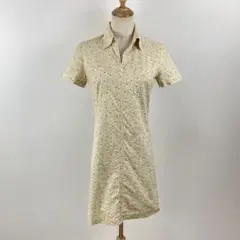 美品 ROPE ロペ リバティ風小花柄 シャツワンピース ロングシャツ 羽織り