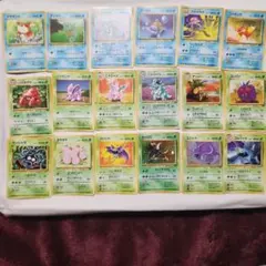 ​旧裏 ポケモンカード まとめ売り カイロス ニドクイン キラ2枚 当時物
