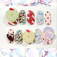 ネイルチップ スイーツ ヴァネロペ ＊現品 Lサイズ - メルカリ