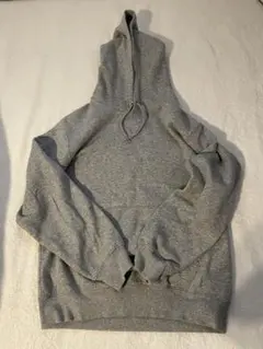 グレー フード付き パーカー 裏起毛 gu