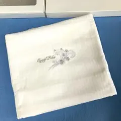 [☆東洋紡　刺繍入りフラットシーツ　未使用品] ホワイト　　　訳あり