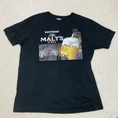 ザ・モルツ　黒　Tシャツ　棉100%