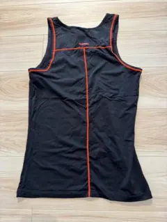 DIESEL タンクトップ 黒/オレンジ