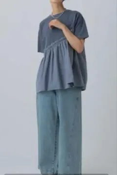 LEPSIM 布帛コンビピグメントT ブルーのサムネイル
